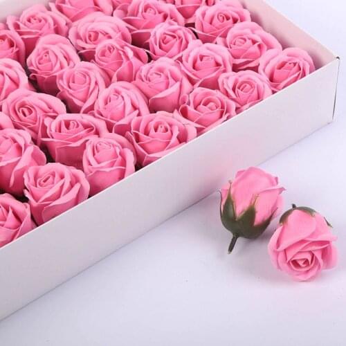4.5x7cm 3 layer of Soap artificial flower roses for nice floral birthday new year christmas holiday celebration decoration