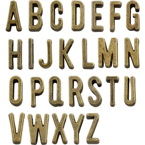 Spacer Beads 5Set A-z Alphabetic PendantDIY Crafts Charms for Personalization Jewelry Making Accessory Necklace Bracelet