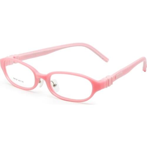 Kids Eyeglasses Bendable Plano Lenses Size 49mm Children Eyewear Silicone TR90 Teens Glasses Unbreakable