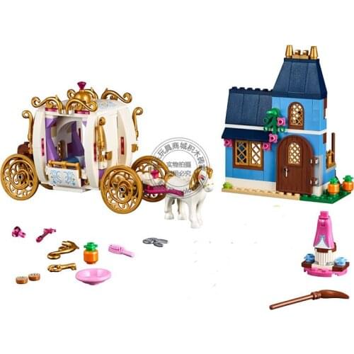 Girls Building Toys Princess Enchated Evening Same as 4114 DIY Toys Girls Birthday Xmas Toys Gift
