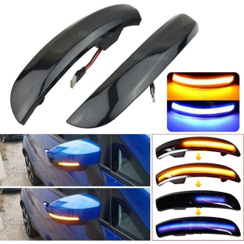 Dynamic Blinker Led Turn Signal Lights For Ford Kuga Escape Ecosport 2013-2018 C-Max 13-17 Rearview Mirror Indicator