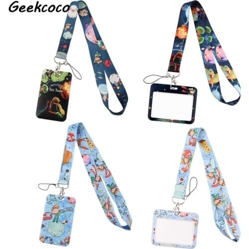 J2718 Creative Cartoon Little Prince Lanyard Keychain Lanyards for keys Badge ID Mobile Phone Rope Neck Straps Accessories Gifts
