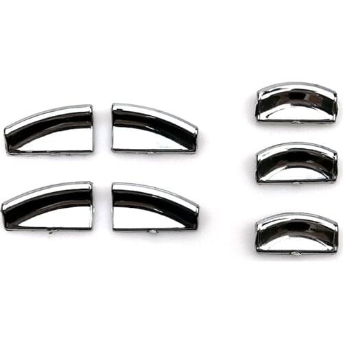 For Mercedes Benz ML GL W166 X166 C W204 E W212 GLK X204 Class Door Lift Button Stickers ABS Chrome Trim Accessories