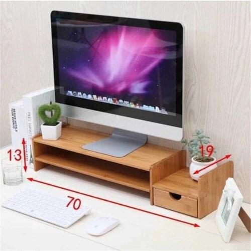 Hogar Nordico Organizador Nordic Organizadores Para Casa Computer Display Stand Storage Shelf Organizer Repisas Estantes Rack