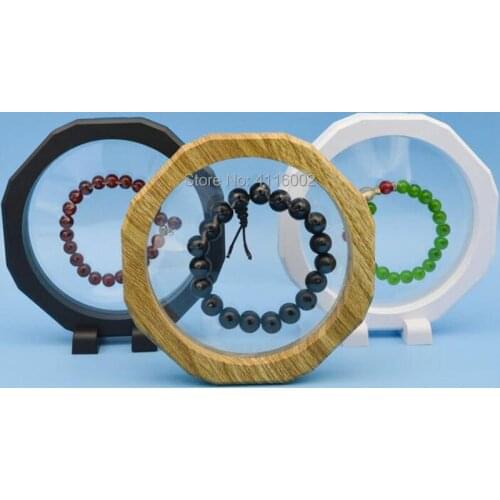 50pcs Levitate Jewelry Suspended Coins Floating Display Case Stand Holder Box For Necklace, Earrings, Bracelets