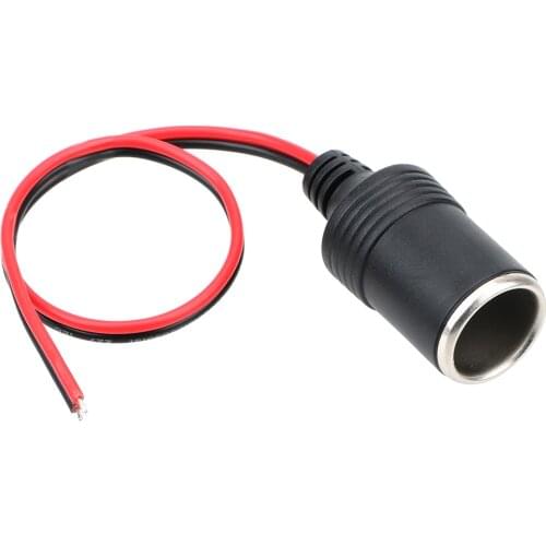 Charger Cable Socket Plug Receptacle Car Cigarette Lighter 12~24V 15A 200W Plug Connector Adapter Auto Interior Accessories