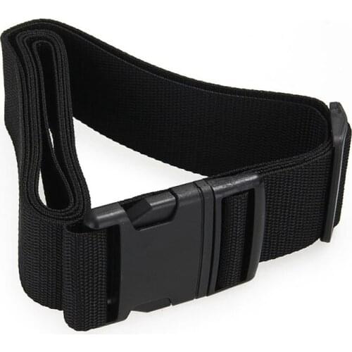 Luggage belt strap Belt Cord Rope Black for Suitcase Travel Bag 2M