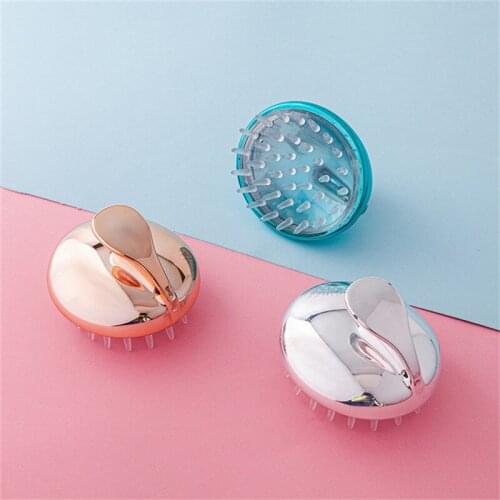 Silicone Massage comb Spa Slimming Massage Brush Body Shampoo Head Massager Comb Hair Washing Comb Bath Brush Shower Prop