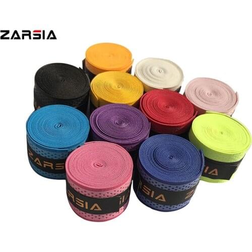 10 pcs ZARSIA tennis overgrips New pressure point badminton racket overgrip fishing rod grip antiskid sweatbands 10 colors