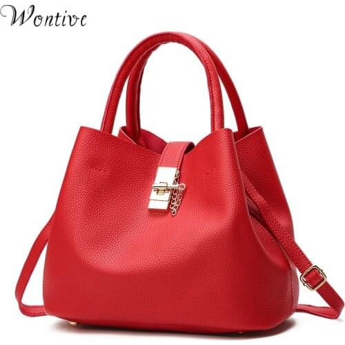 Womens Bag Handbags Fashion Brand Shoulder Bags 2020 New European and American Ladies Totes Simple Messenger Bag Bucket Bag