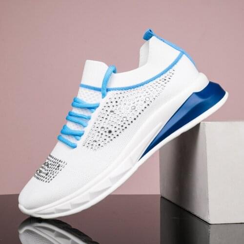 2021 Womens Sequined Glitter Sneakers Running Lace-up Shoes Sparkling Flat Snd Casual for Female Walking Zapatillas Plus 35-43