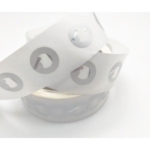 100pcs/lot 18MM Ntag213 NFC TAG Sticker 13.56MHz ISO14443A NTAG 213 Universal Lable Wet inlay RFID Tag for all enabled phones