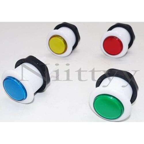 100pcs/lot A4 32mm push button american style push button JAMMA MAME DIY for arcade machine