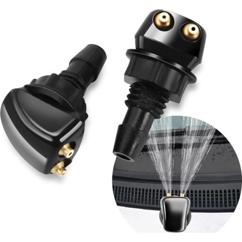 2 X Car Universal Washer Wiper Nozzle Water Spray for Volkswagen VW Golf 4 6 7 GTI Tiguan Passat CC Jetta Polo Lavida