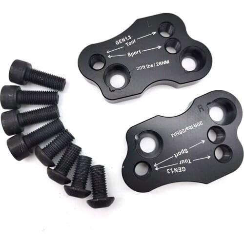 2pcs Motorcycle Handle Bar Clamp Raised Extend Aluminum Alloy For HONDA Gold wing GL1800 2018-2020