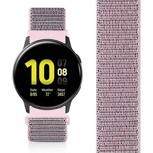 20mm/22mm Huawei watch GT-2-2e-pro Strap for Samsung Gear S3 Frontier Nylon bracelet Galaxy Watch 3 45mm/46mm/42mm/active 2 band