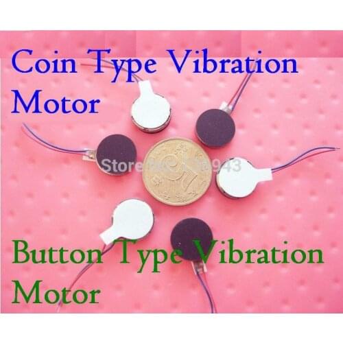 30pcs/lot 10*2.7 MM Ultra Micro Button Type Vibration Motor 3-4.5V/0.05-0.07A Electric motor Free shipping