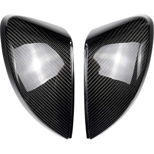 1 Pair Side Mirror Covers For Cars For-Audi A3 S3 8V Rs3 Side Wing Mirror Covers Caps (Carbon) 2017 Replace 2013 2014 2015 20