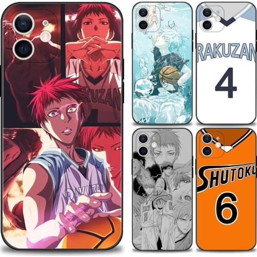 TPU Case for iphone 11 12 Pro Cover for iPhone SE 7 8 11 Pro 12 Mini XR X XS MAX 6 6S Plus Fundas Capa kuroko no Basketball
