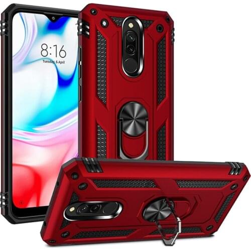 For Xiaomi Redmi 8A Case Magnet Car Ring Stand Holder Cover for Xiomi Redmi 8A 8 8A Redmi8A 6.22" Funda Capa Coque