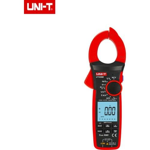UT206B/UT207B/UT208B 1000A True RMS Digital Clamp Meter Digital Display Auto Range 6000 Counts