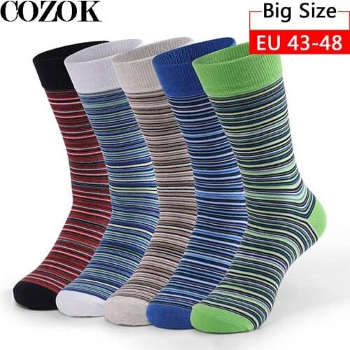 COZOK Men's Colored Socks