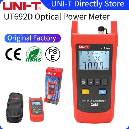 UNI-T Fiber Optic Tool Optical Power Meter Visual Fault Locator UT692D UT693D -70-10dBm -50-26dBm 10mW FC/SC/ST Connector UT692G