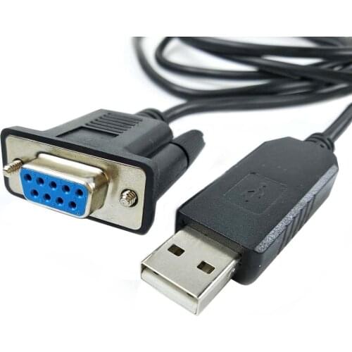 Sinforcon Android Host pl2303hxd USB RS232 db9 Female Adapter Cable Null Modem Crosswired