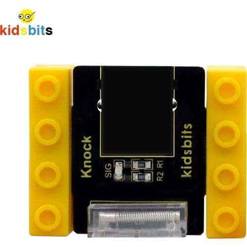 Kidsbits Blocks Coding Knock Sensor Module Percussion Knocking for Arduino STEM Education