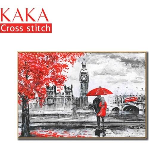 Cross stitch kits,Embroidery needlework sets with printed pattern,11CT-canvas for Home Decor Painting,portrait Full CKP0015