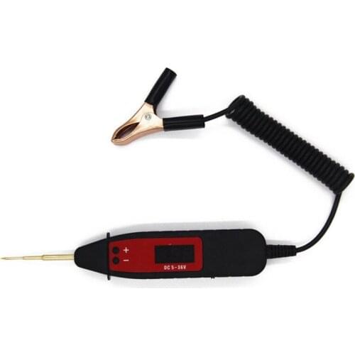 Durable 5-36V Car LCD Digital Electric Voltage Power Test Pen Probe Detector Non-Contact Tester Accessory LED Light