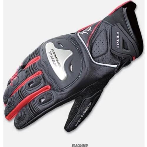 New titanium alloy anti-fall racing Gloves Motorcycle Riding Gloves Touch Screen Knight Gloves KOMINE GK-170