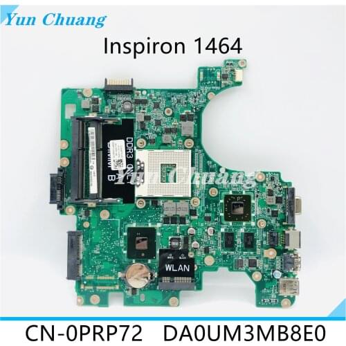 CN-0PRP72 For DELL inspiron 1464 laptop motherboard HD4300 512M DA0UM3MB8E0 motherboard tested good