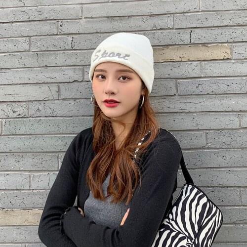 Casual Beanie Hat Cap Winter Knitted Skullies Hats for Women Men Solid Color Womens Beanies bonnet High Quality