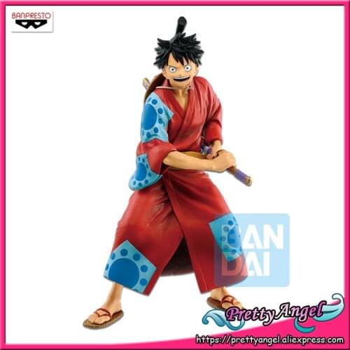 PrettyAngel - Genuine Banpresto ONE PIECE Monkey D. Luffy Japanese Style Collection Figure