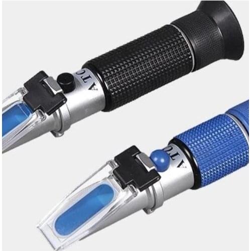Food Brix Refractometer Alcohol Wine Refractometer Brix Fruit Sugar Meter 0-50,0-50 19.5*4CM 0.50% 0.5KG 0~50% 0.5% AIK