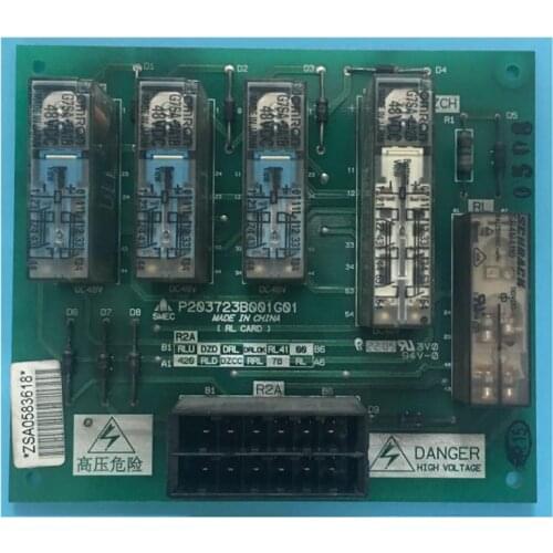 1pcs ShanghaiMitsubishi elevator releveling relay board P203723B000G01 BQ2H32
