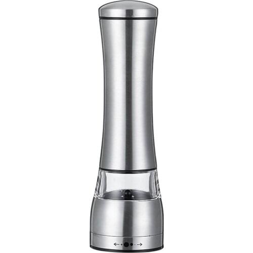 Stainless Steel Manual Salt and Pepper Shakers Kitchen Gadgets Spice grinder pepper Mill with Adjustable Ceramic Grinder