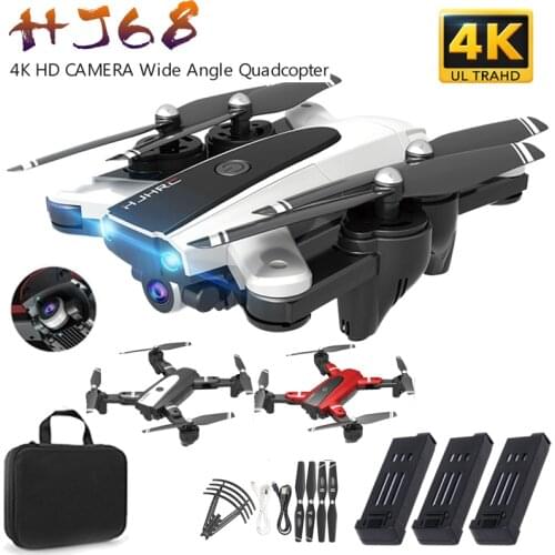 HJ68 Foldable Profissional Drone With Camera 4K HD Selfie Auto Follow WiFi FPV Wide Angle RC Quadcopter Helicopter Toy S167 -48