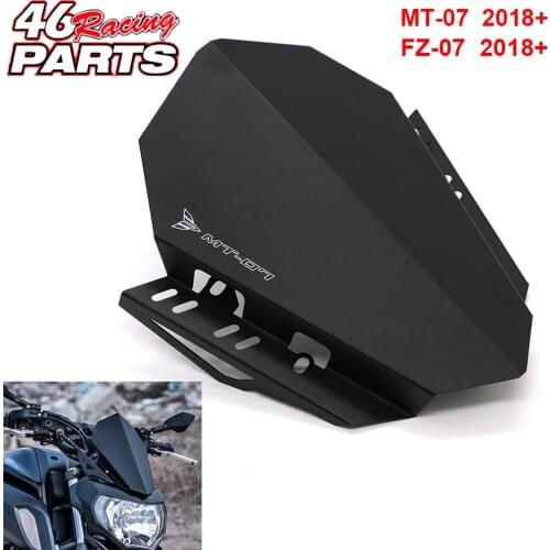 For YAMAHA MT07 FZ07 MT 07 MT-07 FZ-07 Motorcycle Windscreen Windshield Wind Deflector Accessories