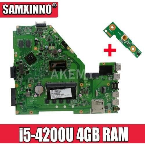 X550LD laptop Motherboard For ASUS A550L R510L Y581L K550L X550L X550LD X550LN X550LC Mainboard i5-4200U 4GB RAM GT820M 8*Memory