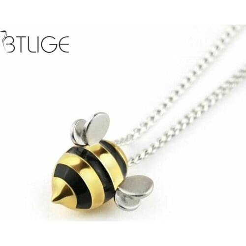Necklace Women Jewelry Fashion Cute Bee Clavicle Pendant Necklace