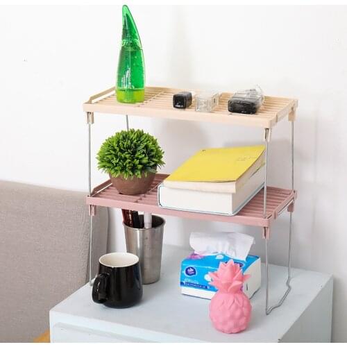 1pcs Household closet storage rack for kitchen and bathroom storage racks space saving foldable debris storage rack
