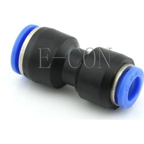 10 Pcs 10mm to 8mm Air Pneumatic Pipe Quick Release Connector Coupler Fitting
