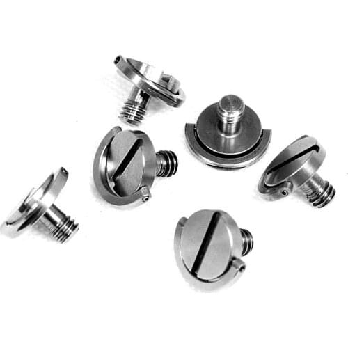 10 Pieces Quick Release Plate Screw 1/4 Connecting Adapter Screw for Canon Nikon Sony Camera to Tripod Monopod Head Accessories