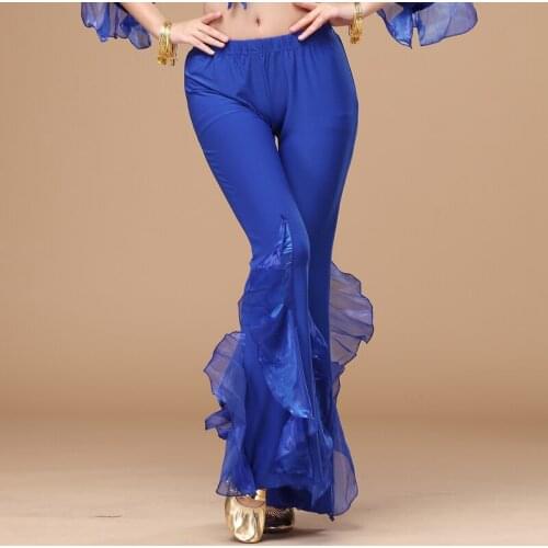 11 colors Wholesale women belly dance Practice trousers sexy belly dance rotate pants girls belly dance clothes