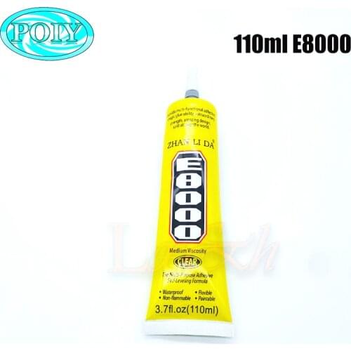 110ml E8000 Clear Adhesive Sealant Glue for DIY Diamond Clothes Shoes Paste Jewelry Craft