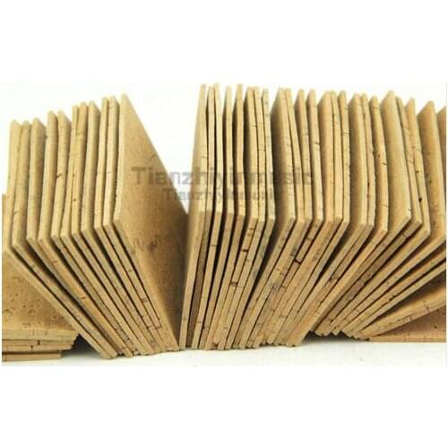 50Pcs Natural Sax Saxophone Neck Cork Sheet 1.0mm