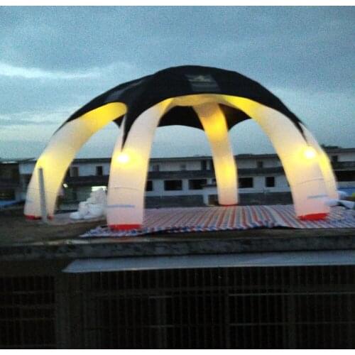 6 legs led lighting Inflatable spider tent Inflatable advertising dome tent , outdoor inflatable spider event tent