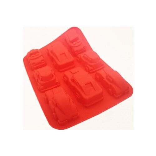 8 hole car small car sports car silica gel cake mould handmade soap pudding chocolate silica gel